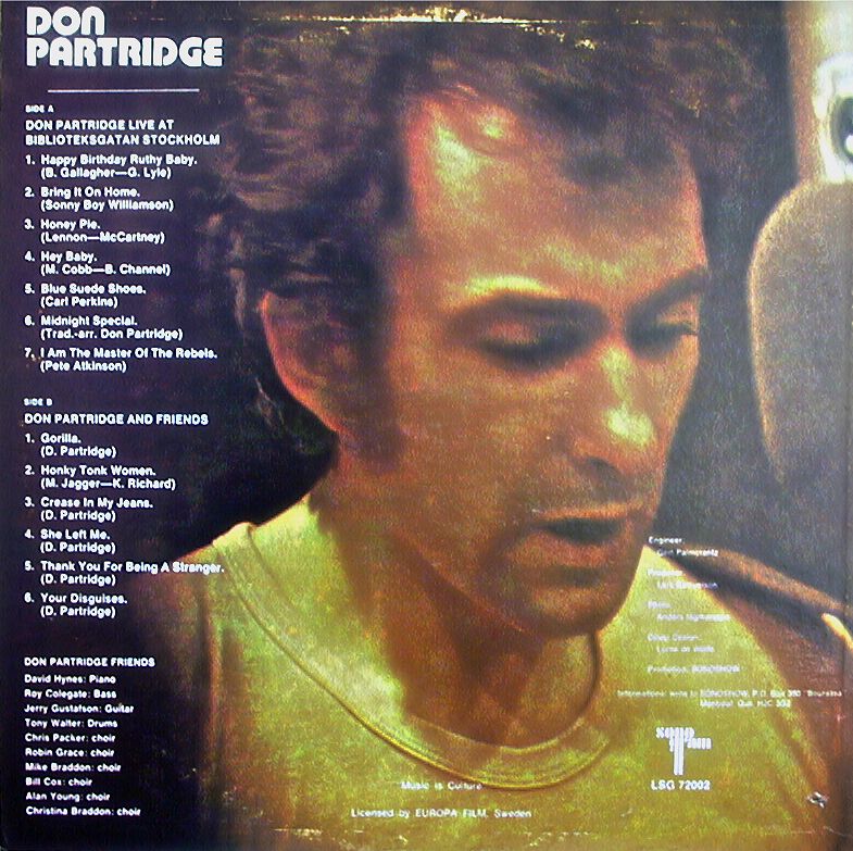 Don Partridge. Don Partridge And Friends - don_back