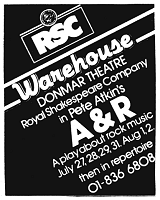 RSC Donmar Warehouse advert